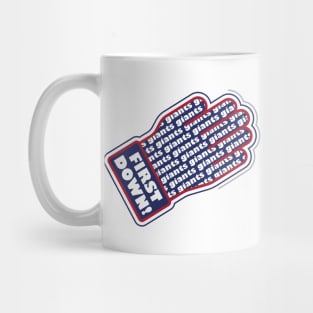 First Down Giants! Mug